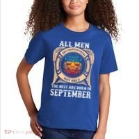 September Birthday Gift Born In September Idea Gift Kids T-Shirt thumb 2