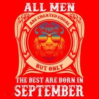 September Birthday Gift Born In September Idea Gift Santa Hat thumb 1