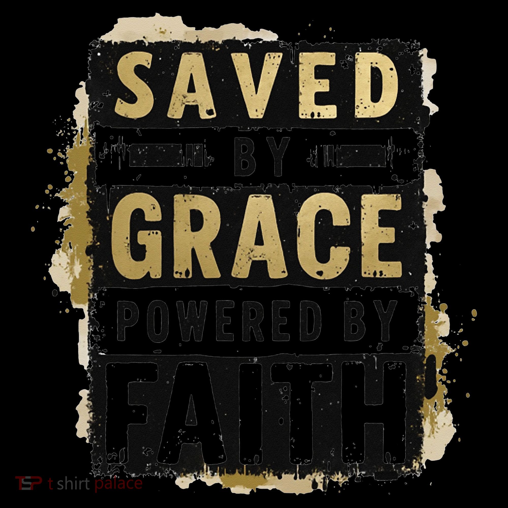 Saved By Grace Powered By Faith Christian Religious Jesus Coffee Mug