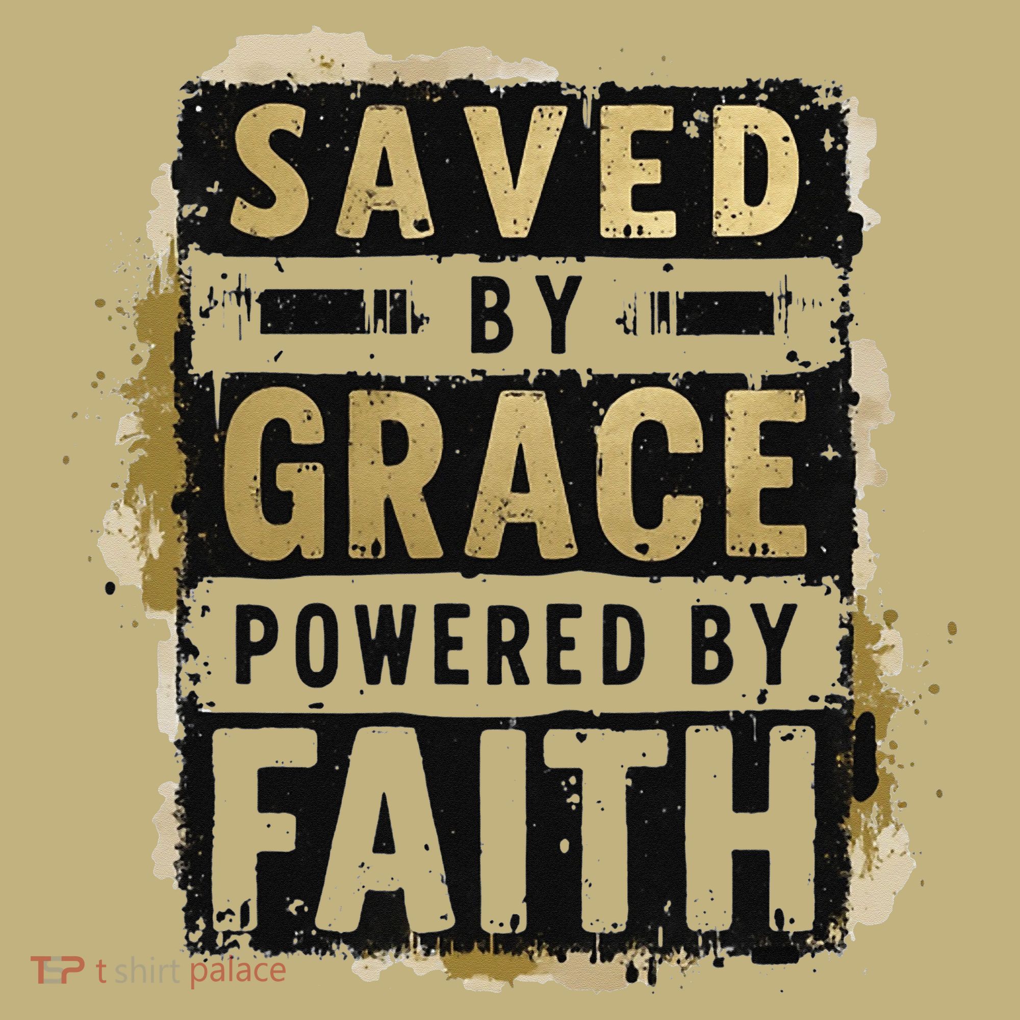 Saved By Grace Powered By Faith Christian Religious Jesus Mousepad