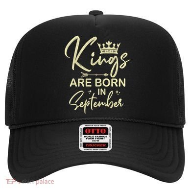 September Birthday Graphic Born In September Gift Hat