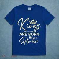 September Birthday Graphic Born In September Gift T-Shirt thumb 5