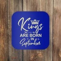 September Birthday Graphic Born In September Gift Coaster thumb 0