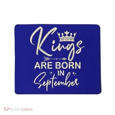 September Birthday Graphic Born In September Gift Mousepad
