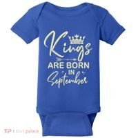 September Birthday Graphic Born In September Gift Baby Bodysuit thumb 0