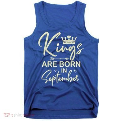 September Birthday Graphic Born In September Gift Tank Top