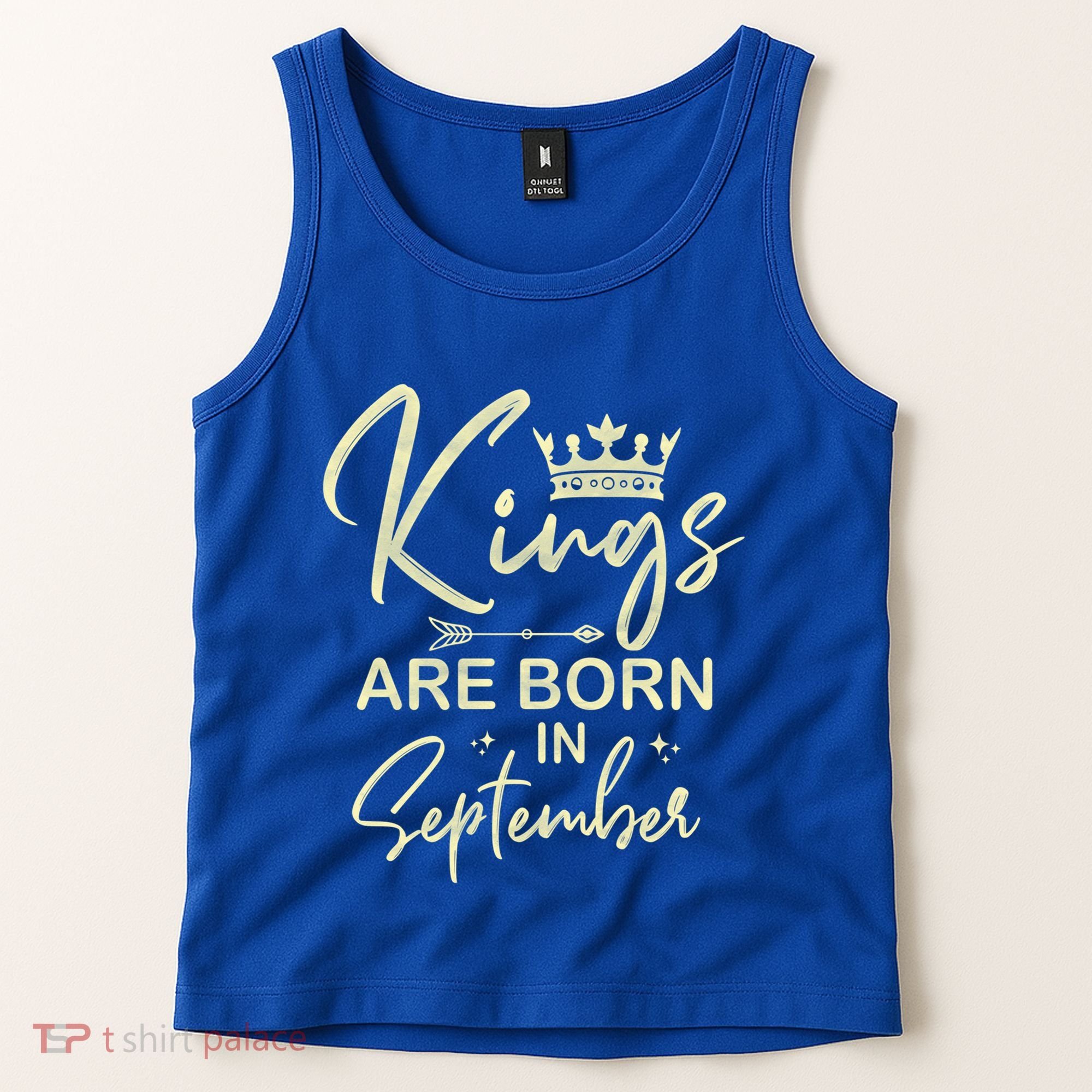 September Birthday Graphic Born In September Gift Tank Top
