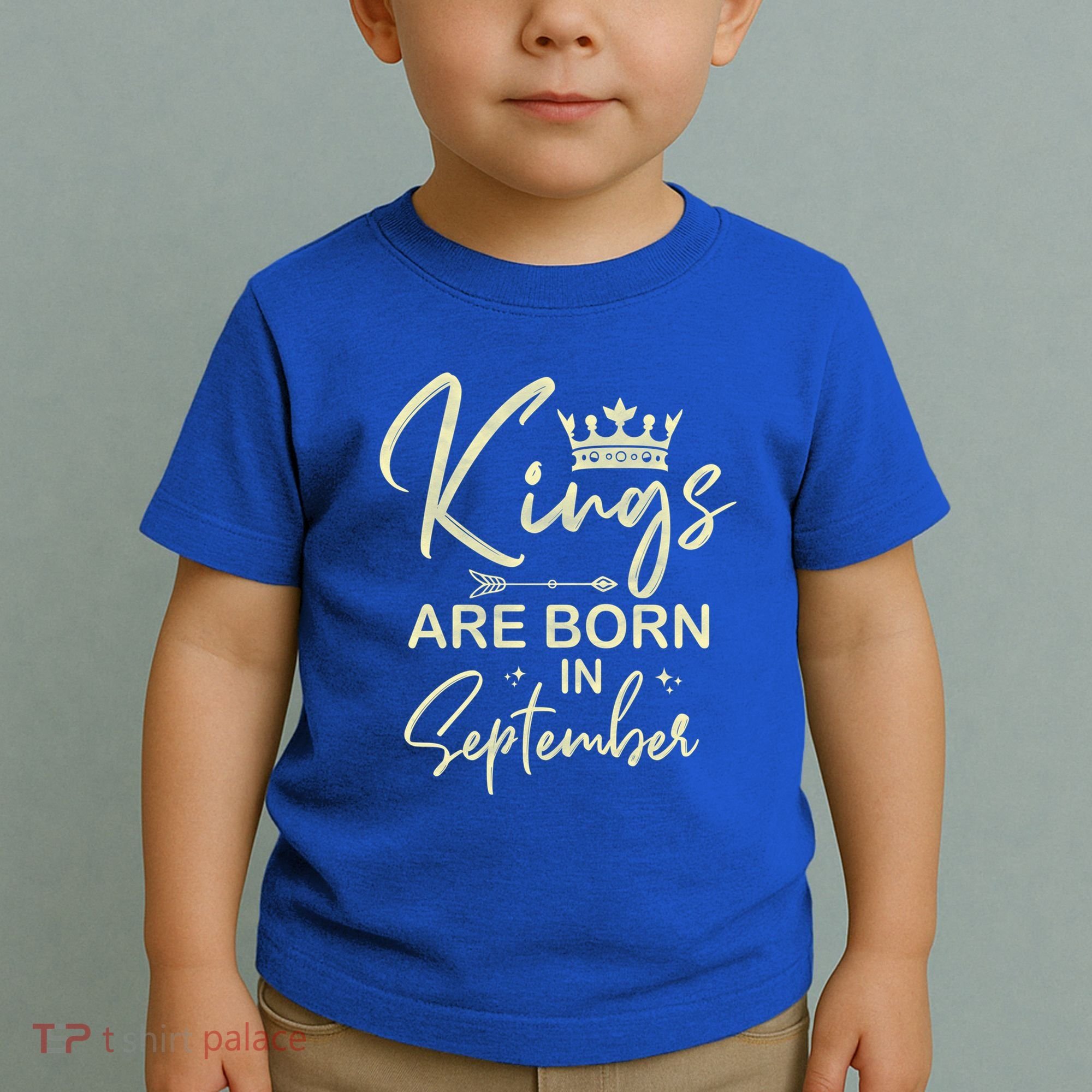 September Birthday Graphic Born In September Gift Toddler T-Shirt