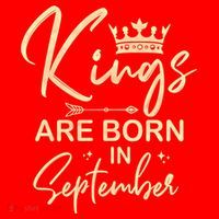 September Birthday Graphic Born In September Gift Santa Hat thumb 1