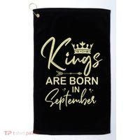 September Birthday Graphic Born In September Gift Golf Towel thumb 0
