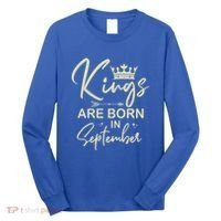 September Birthday Graphic Born In September Gift Long Sleeve Shirt thumb 0