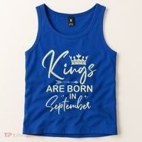 September Birthday Graphic Born In September Gift Tank Top thumb 2