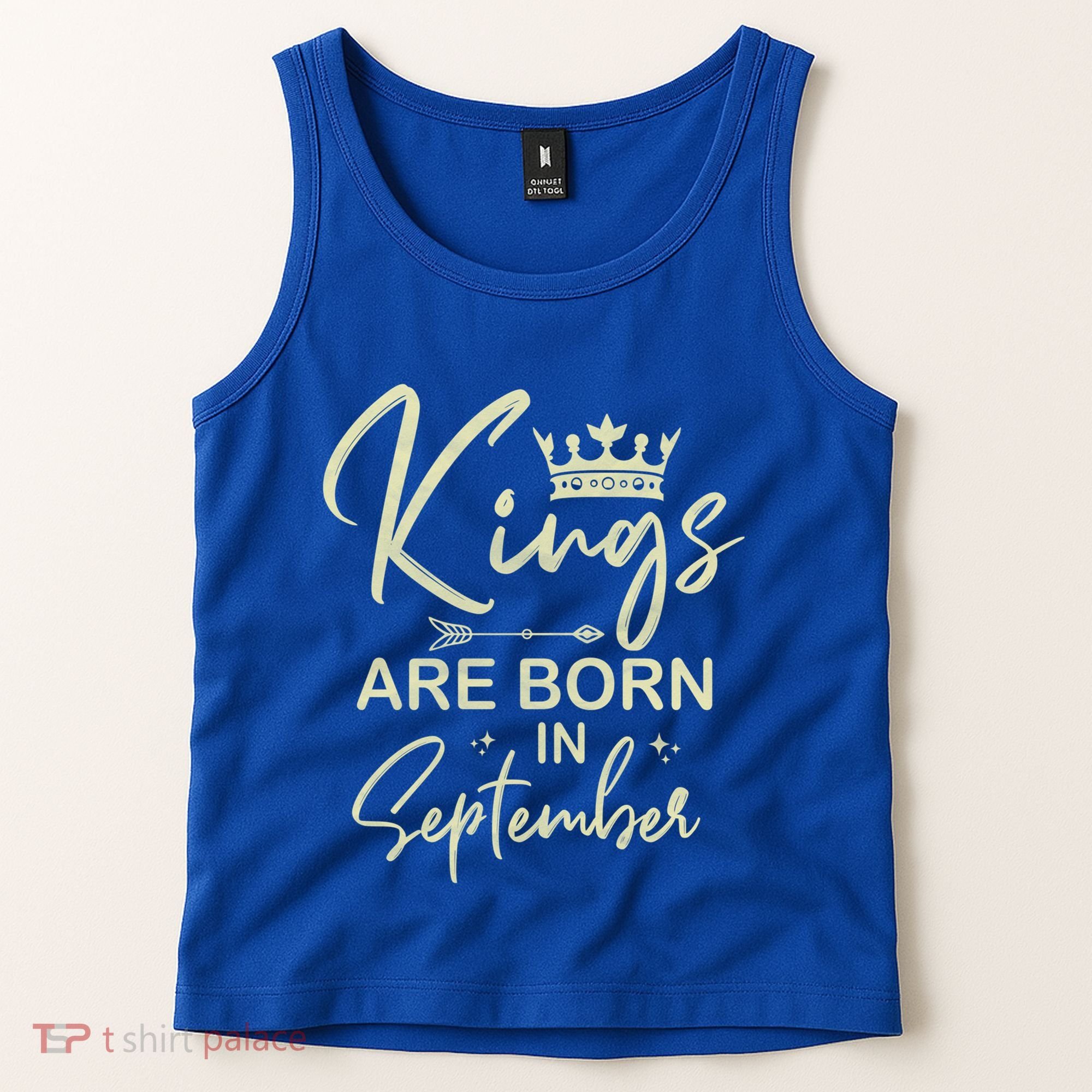 September Birthday Graphic Born In September Gift Tank Top
