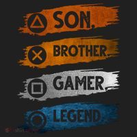Son Brother Gamer Legend Controller Women's Sweatshirt thumb 2