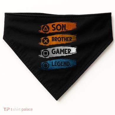 Son Brother Gamer Legend Controller USA-Made Doggie Bandana