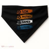 Son Brother Gamer Legend Controller USA-Made Doggie Bandana thumb 0