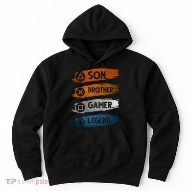 Son Brother Gamer Legend Controller Hoodie