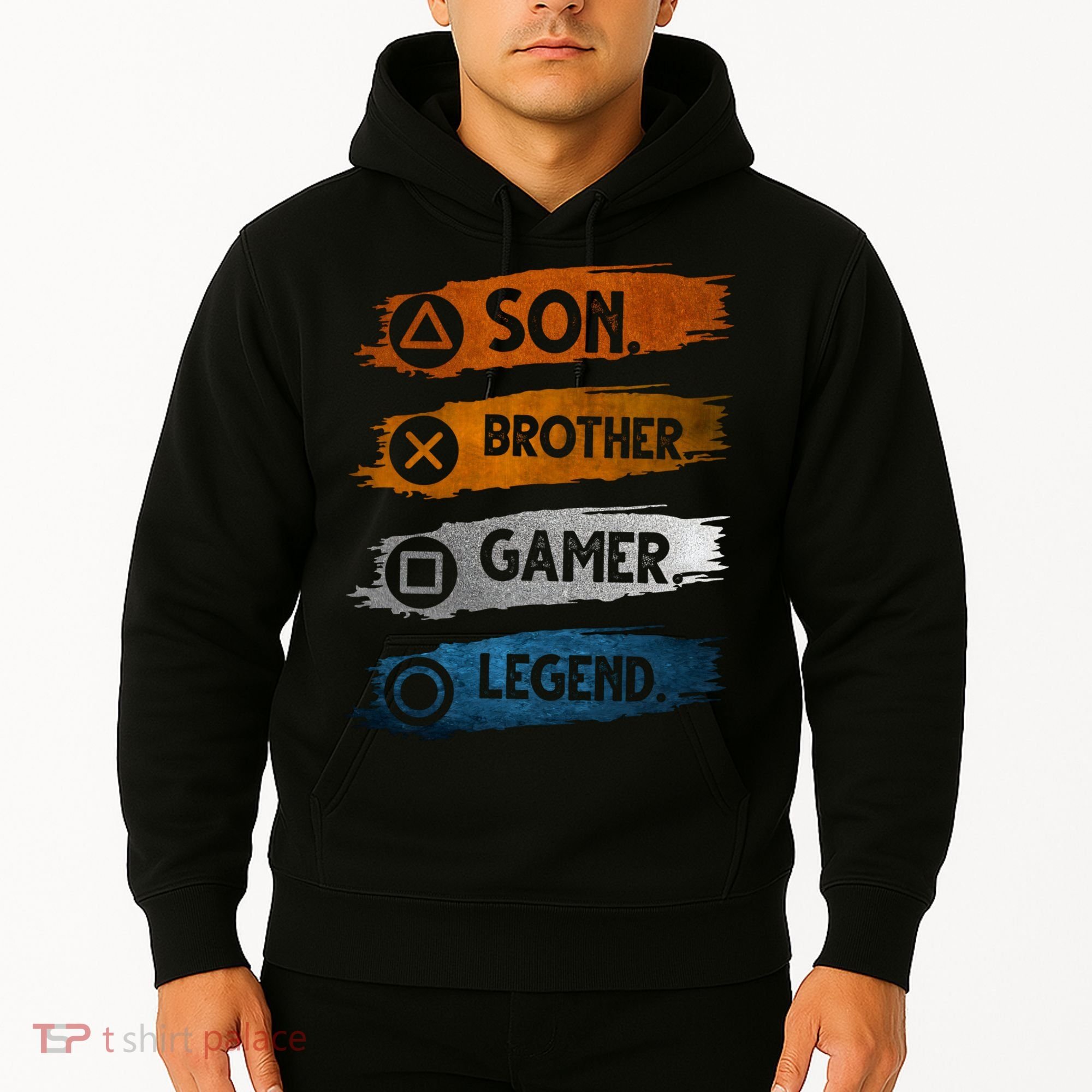 Son Brother Gamer Legend Controller Hoodie