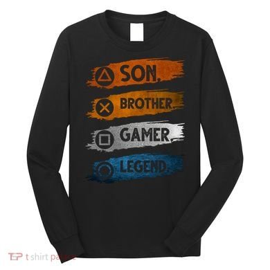 Son Brother Gamer Legend Controller Long Sleeve Shirt