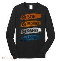 Son Brother Gamer Legend Controller Long Sleeve Shirt thumb 0