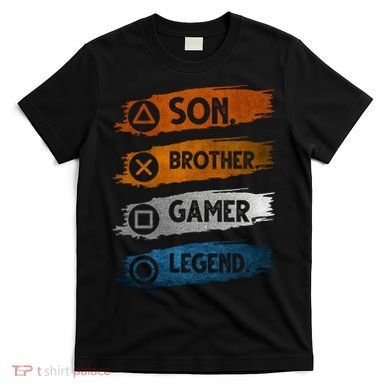Son Brother Gamer Legend Controller T-Shirt