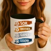 Son Brother Gamer Legend Controller Coffee Mug thumb 3