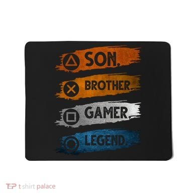 Son Brother Gamer Legend Controller Mousepad
