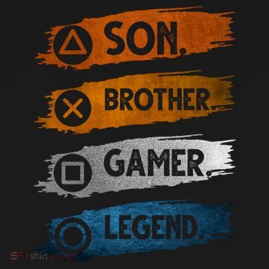 Son Brother Gamer Legend Controller Toddler Sweatshirt