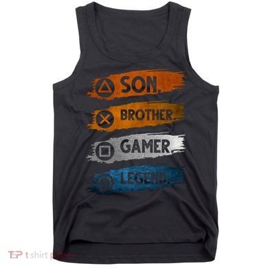 Son Brother Gamer Legend Controller Tank Top