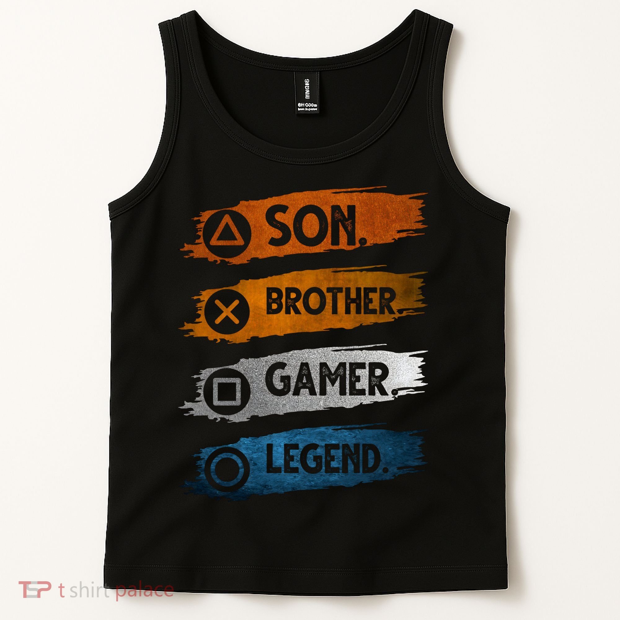 Son Brother Gamer Legend Controller Tank Top