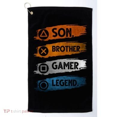 Son Brother Gamer Legend Controller Golf Towel