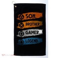 Son Brother Gamer Legend Controller Golf Towel thumb 0