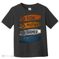 Son Brother Gamer Legend Controller Toddler T-Shirt thumb 0