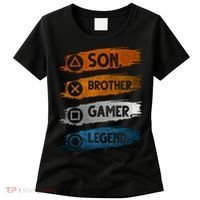 Son Brother Gamer Legend Controller Women's T-Shirt thumb 0