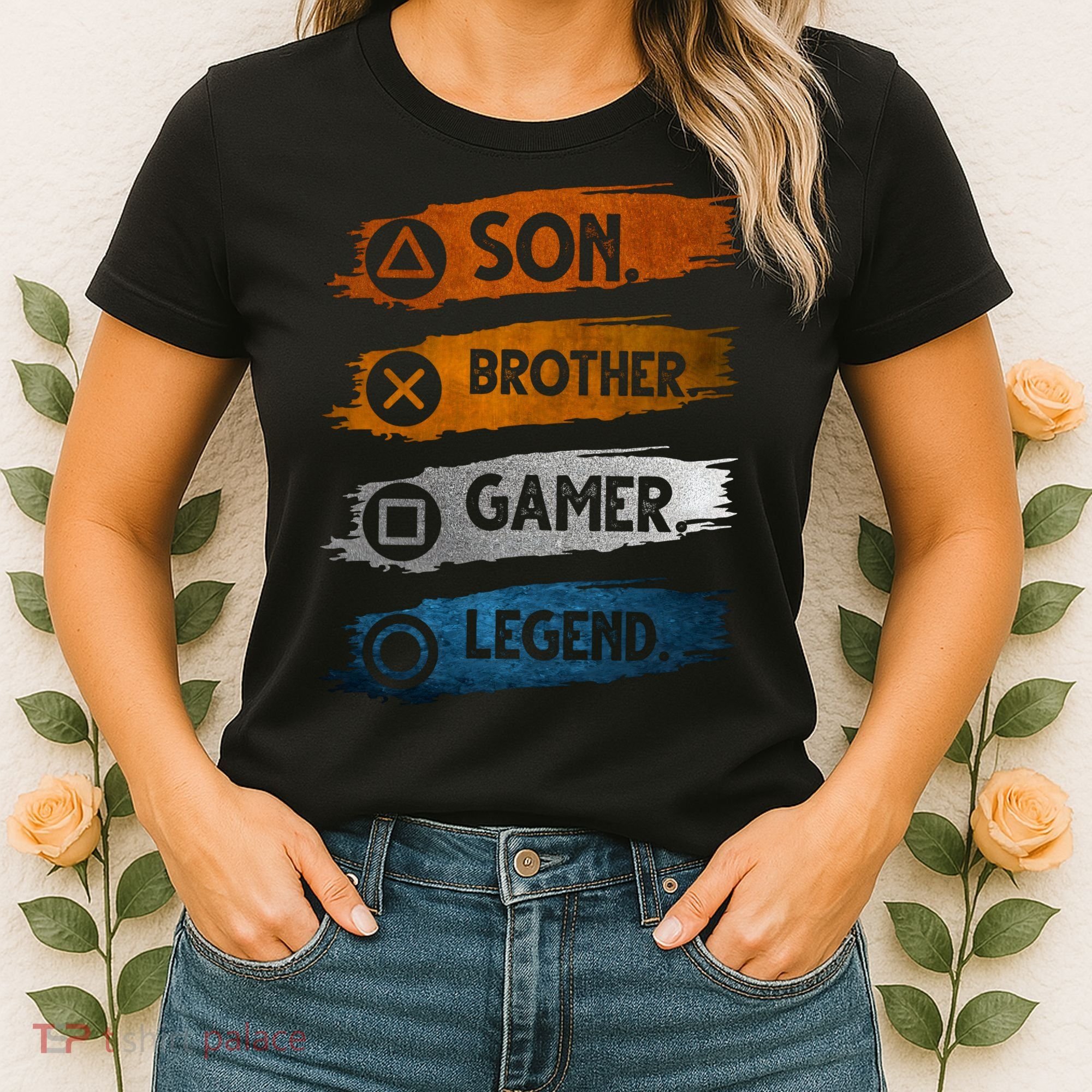 Son Brother Gamer Legend Controller Women's T-Shirt
