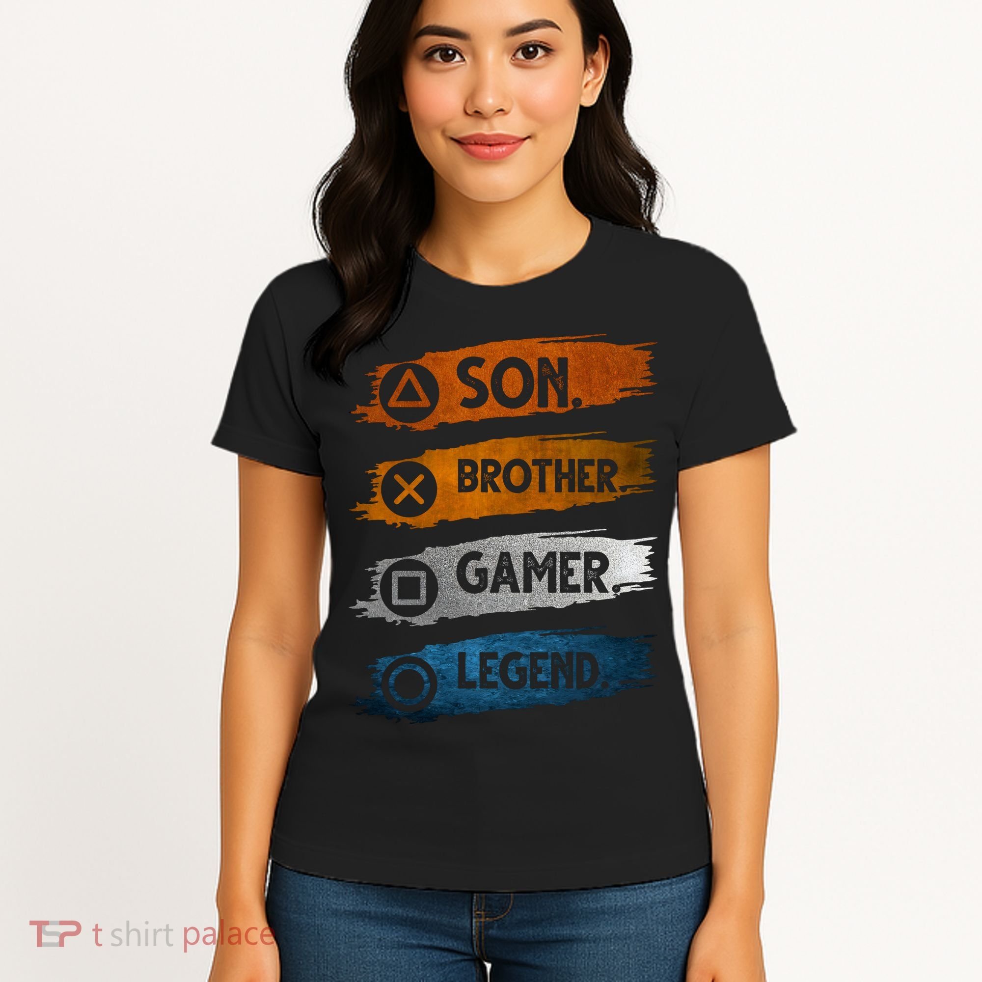 Son Brother Gamer Legend Controller Women's T-Shirt