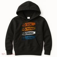 Son Brother Gamer Legend Controller Kids Hoodie thumb 0