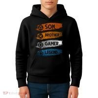 Son Brother Gamer Legend Controller Kids Hoodie thumb 4