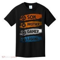 Son Brother Gamer Legend Controller Kids T-Shirt thumb 0