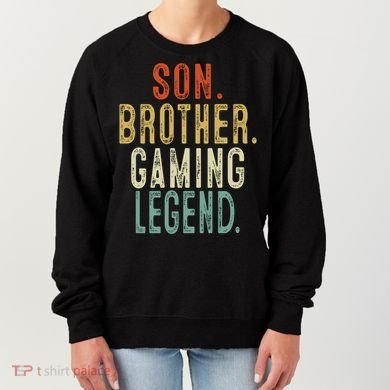 Son Brother Gaming Legend Meaningful Gift Women's Sweatshirt