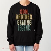 Son Brother Gaming Legend Meaningful Gift Women's Sweatshirt thumb 0