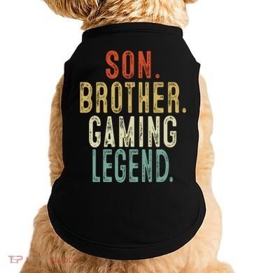 Son Brother Gaming Legend Meaningful Gift Doggie Tank