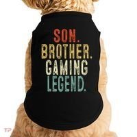 Son Brother Gaming Legend Meaningful Gift Doggie Tank thumb 0
