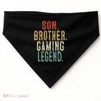 Son Brother Gaming Legend Meaningful Gift USA-Made Doggie Bandana thumb 0