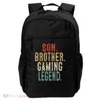 Son Brother Gaming Legend Meaningful Gift Backpack thumb 0