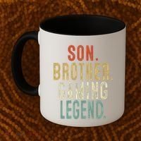 Son Brother Gaming Legend Meaningful Gift Coffee Mug thumb 2