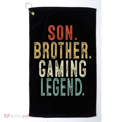 Son Brother Gaming Legend Meaningful Gift Golf Towel
