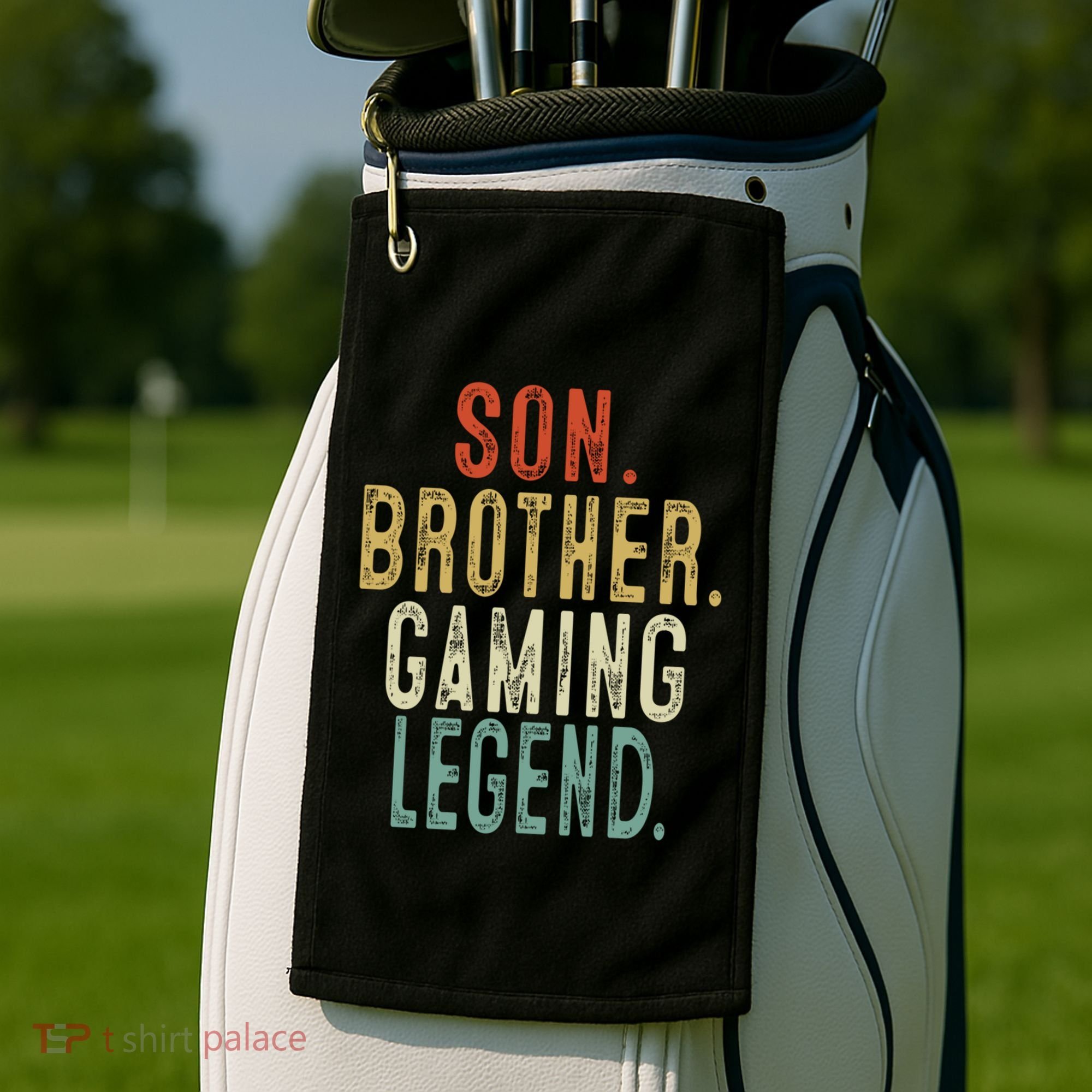 Son Brother Gaming Legend Meaningful Gift Golf Towel