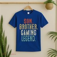 Son Brother Gaming Legend Meaningful Gift T-Shirt thumb 2