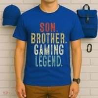 Son Brother Gaming Legend Meaningful Gift T-Shirt thumb 6